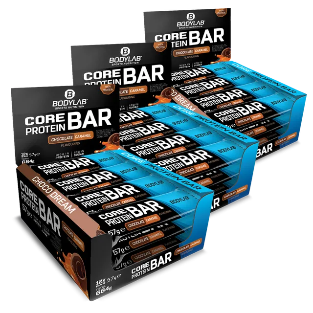 bodylab24-core-protein-bar-proteinriegel-20g-protein-3-x-12-x-57g image 1