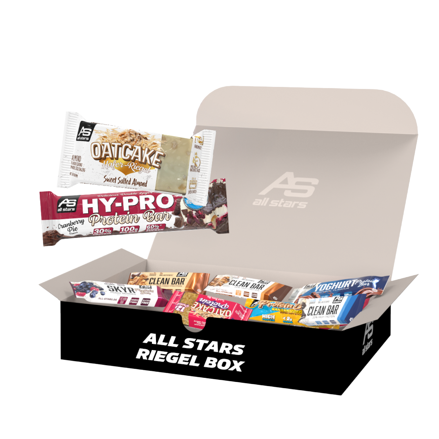 all-stars-riegel-box-19-protein-und-kohlenhydrat-riegel-mix image 1