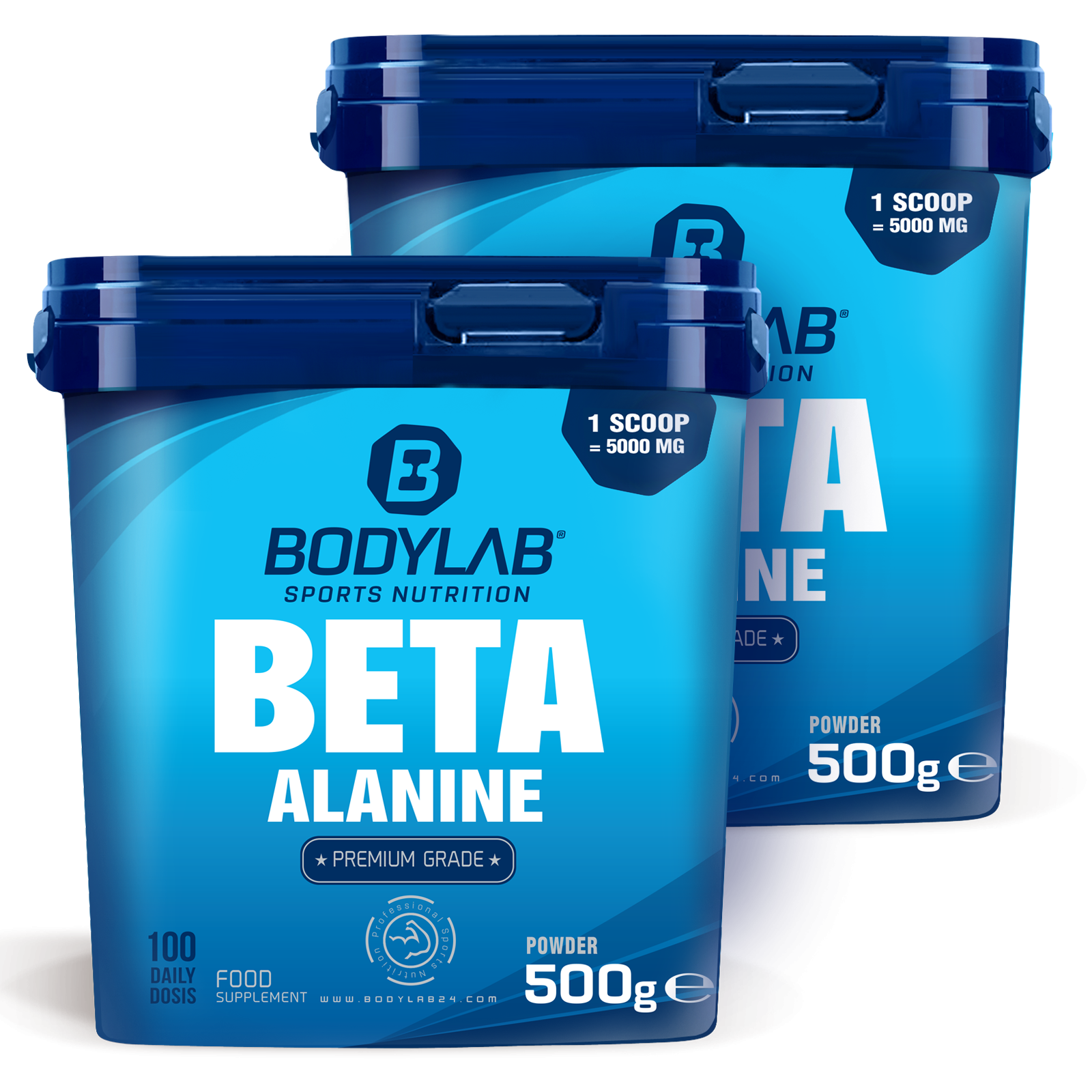 bodylab24-beta-alanine-pulver-2-x-500-g-doppelpack image 1