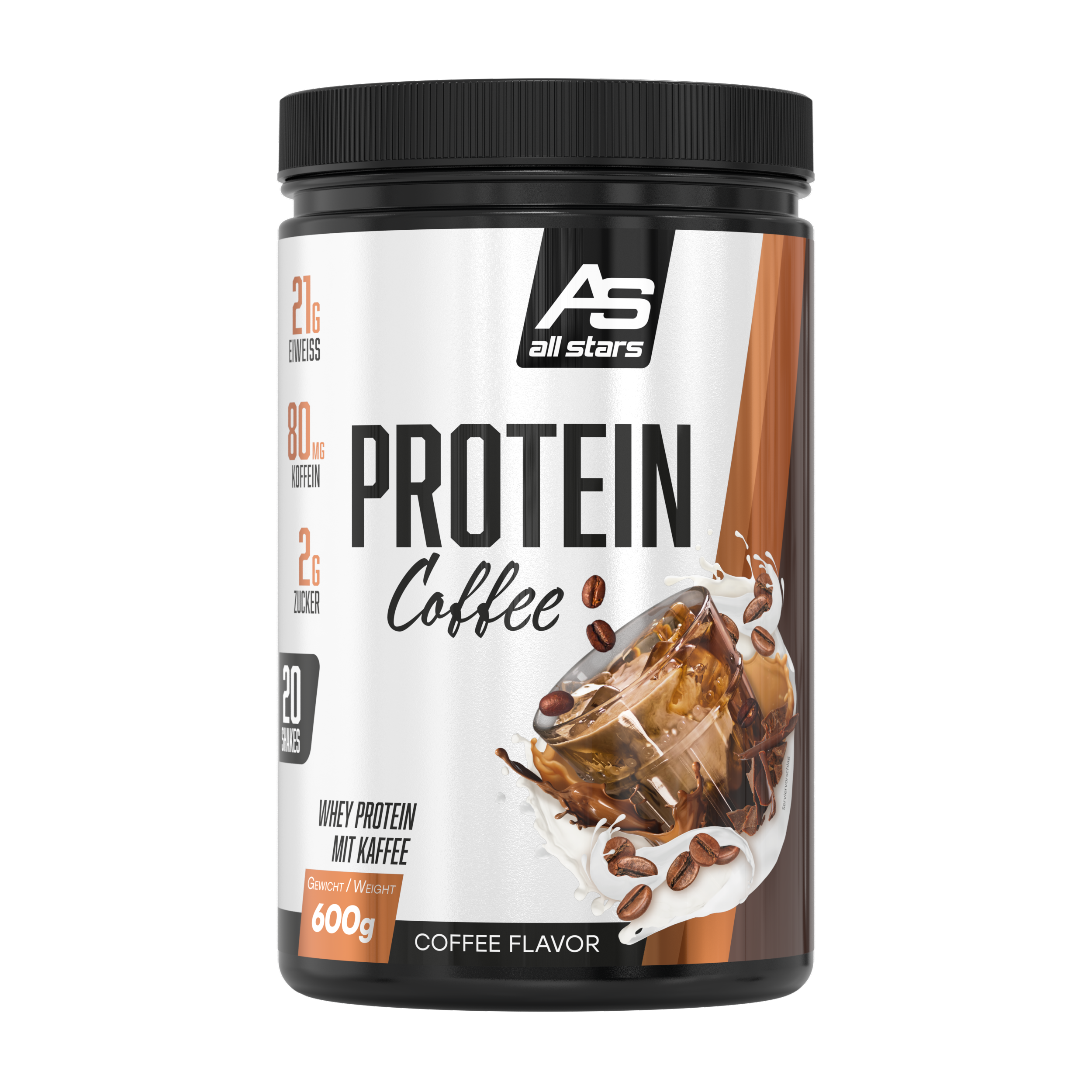 all-stars-protein-coffee-protein-kaffee-pulver-warm-oder-kalt image 1