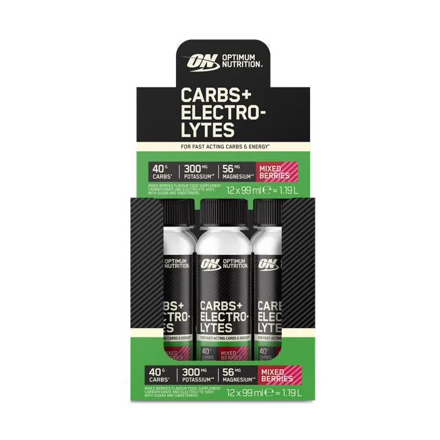 optimum-nutrition-carbs-electrolytes-shot-99-ml-40-g-carbs-ausdauer-gel-drink image 1