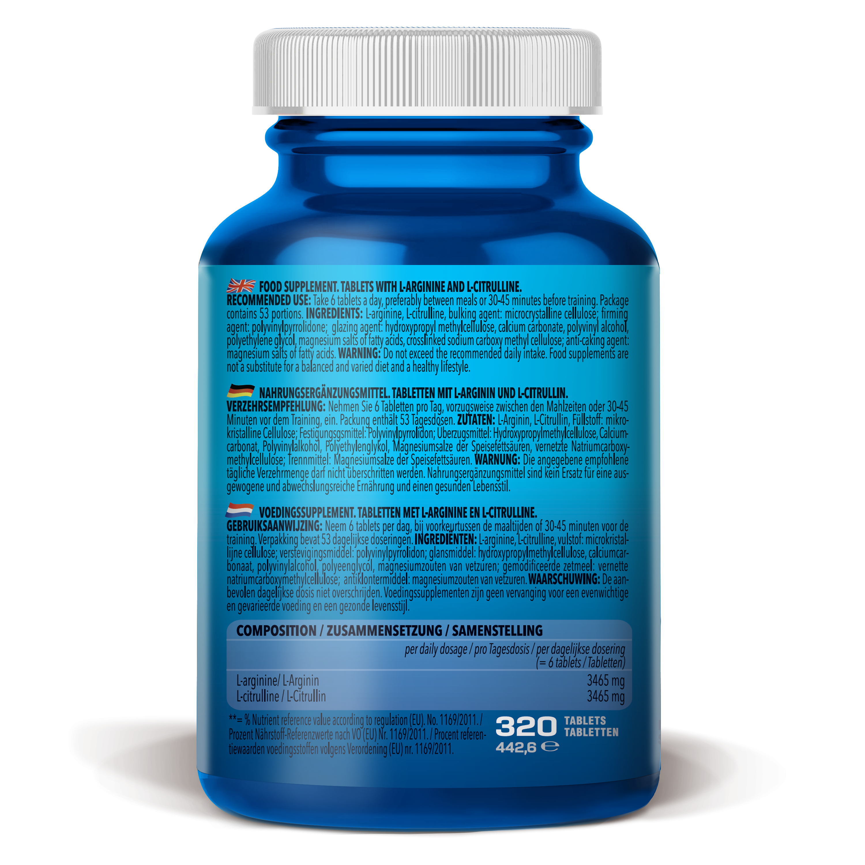 bodylab24-l-arginine-l-citrulline-tabletten-320-tabletten image 3