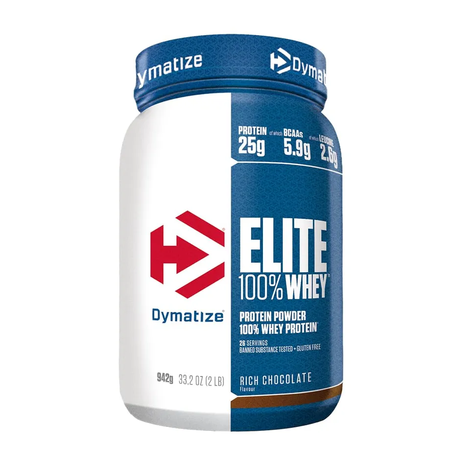 dymatize-elite-100-whey-rich-chocolate-942g-whey-protein-pulver image 1