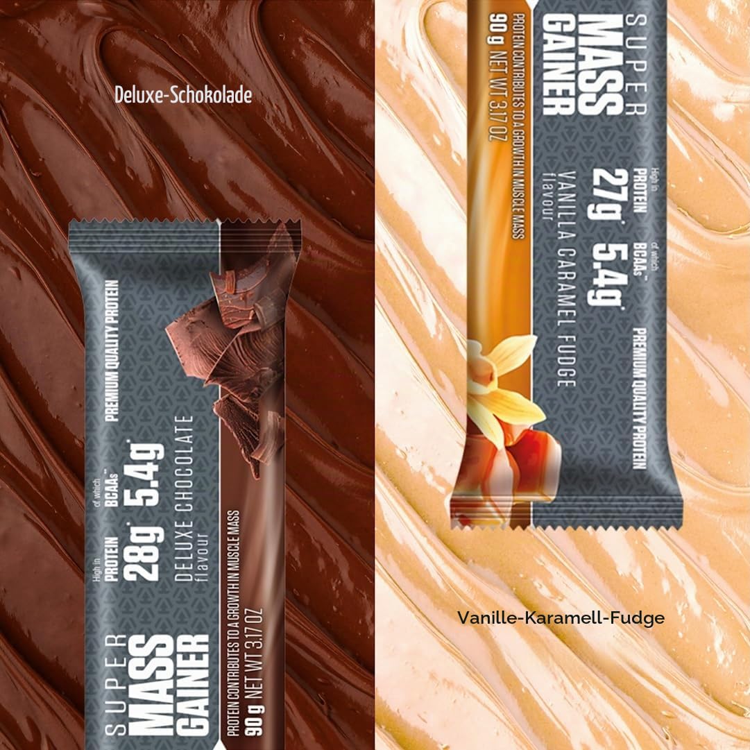dymatize-super-mass-gainer-bar-vanilla-caramel-fudge-90g-27g-protein image 4
