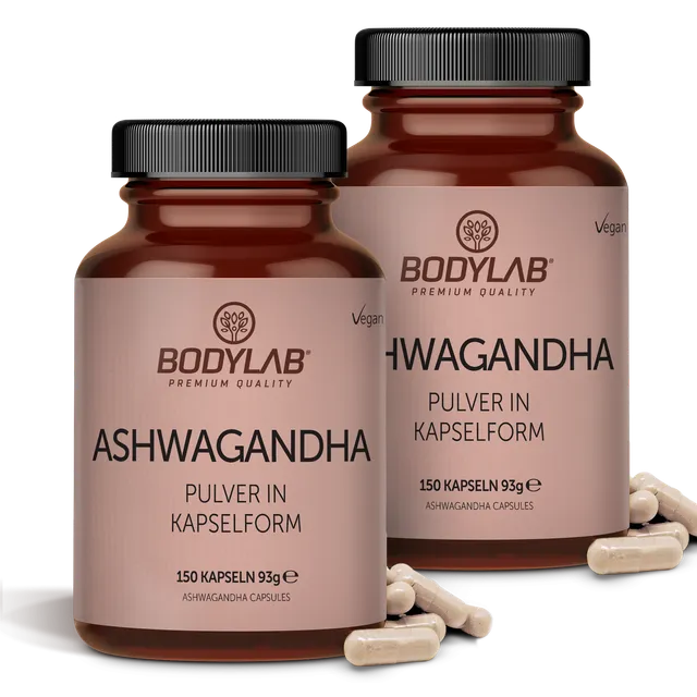 bodylab24-ashwagandha-pulver-in-kapselform-doppelpack-2-x-150-kapseln image 1
