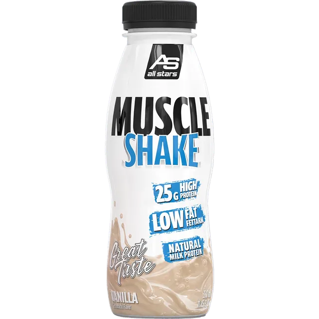all-stars-muscle-shake-330ml-25g-protein-rtd-ohne-zuckerzusatz image 1