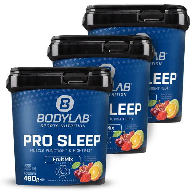 bodylab24-pro-sleep-fruit-mix-3er-pack-3-x-480g-pulver image 1