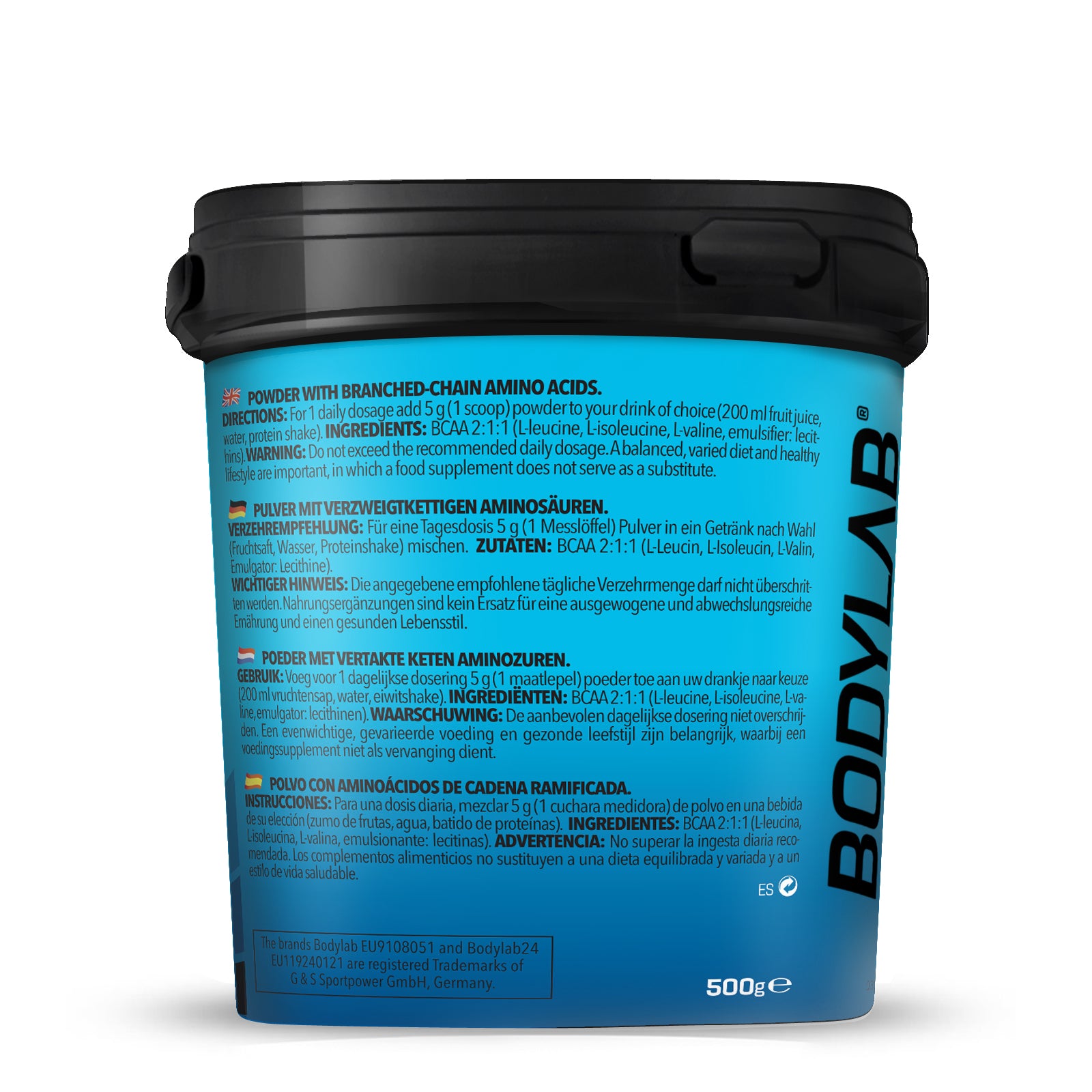bodylab24-bcaa-powder-500g-2-1-1-geschmacksneutral image 3