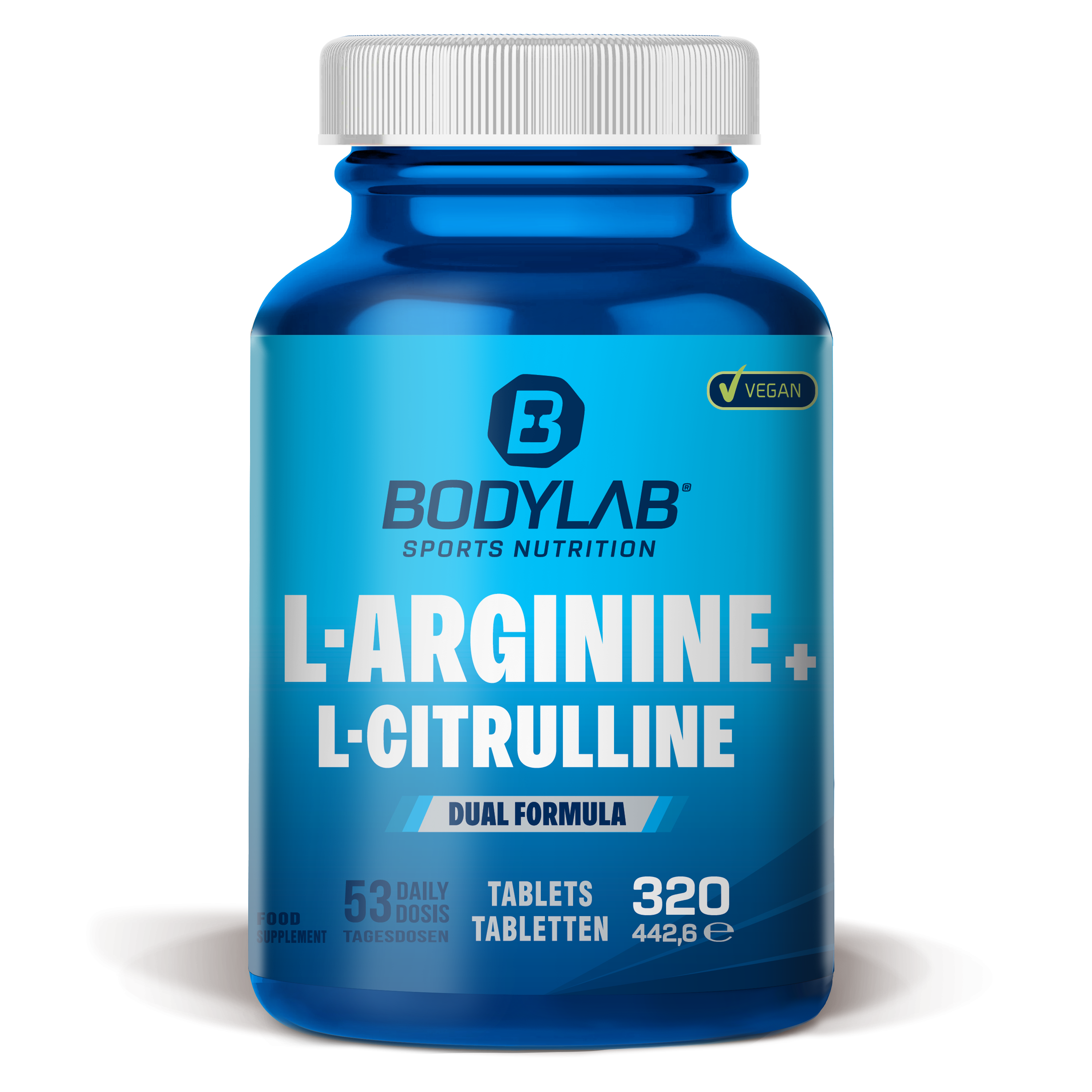 bodylab24-l-arginine-l-citrulline-tabletten-320-tabletten image 1