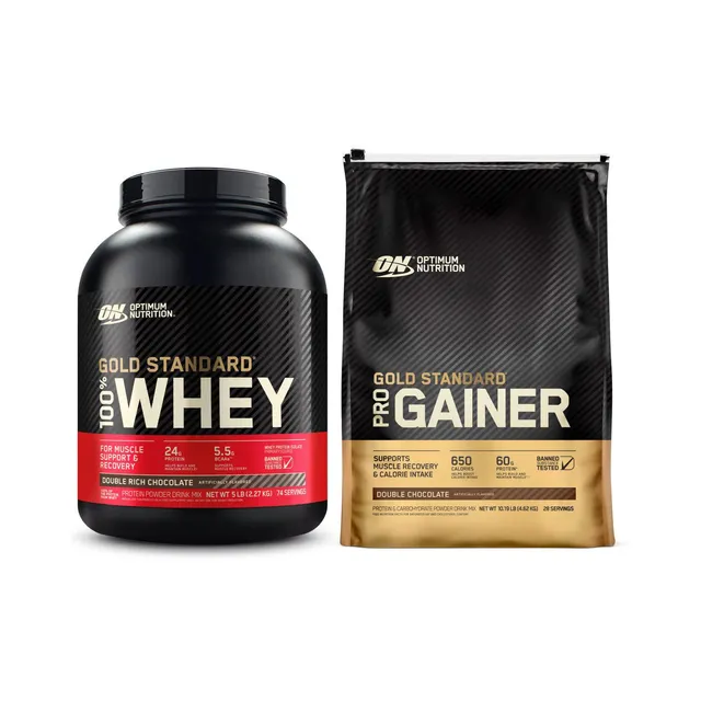 optimum-nutrition-premium-recover-gain-bundle-whey-mass-gainer-set image 1