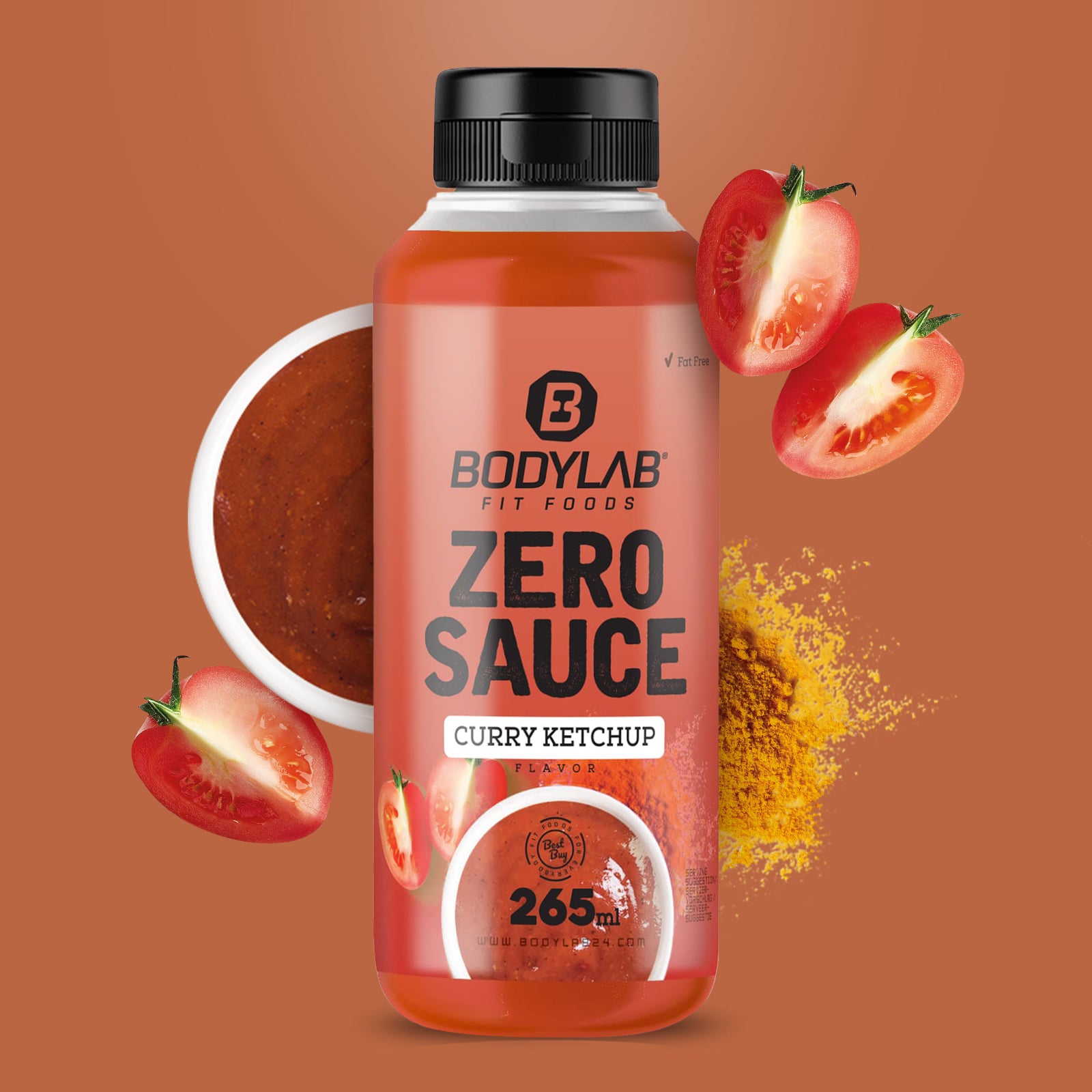 bodylab24-zero-sauce-265ml-kalorienarme-sauce-dressing image 2