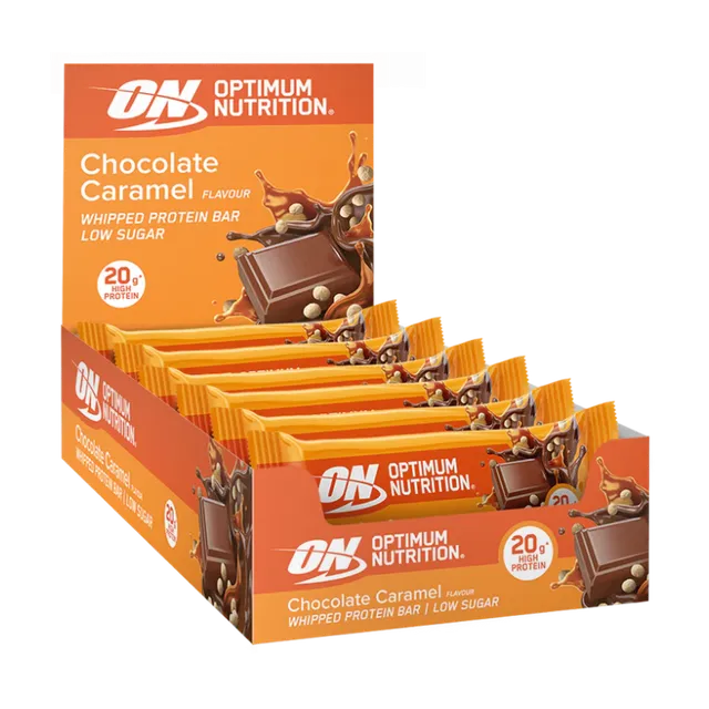 optimum-nutrition-chocolate-caramel-whipped-protein-bar-20g-protein image 1