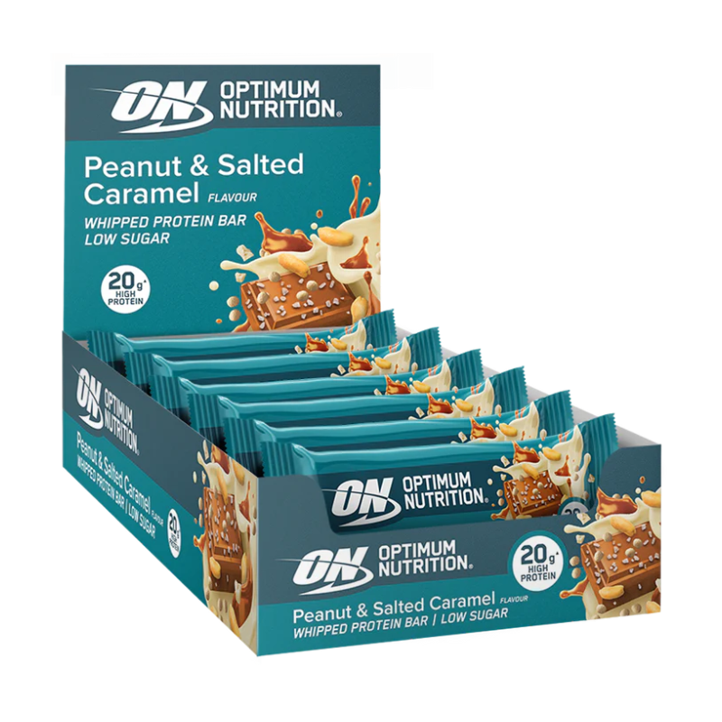 optimum-nutrition-gold-standard-whipped-protein-bar-peanut-salted-caramel-20g-pr image 1