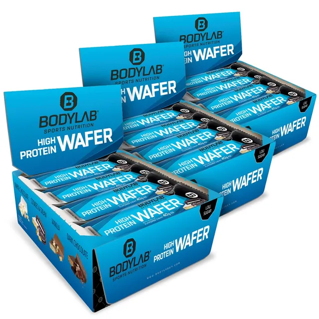 bodylab24-high-protein-wafer-3er-pack-crispy-protein-bar-3-x-12-x-40g image 1