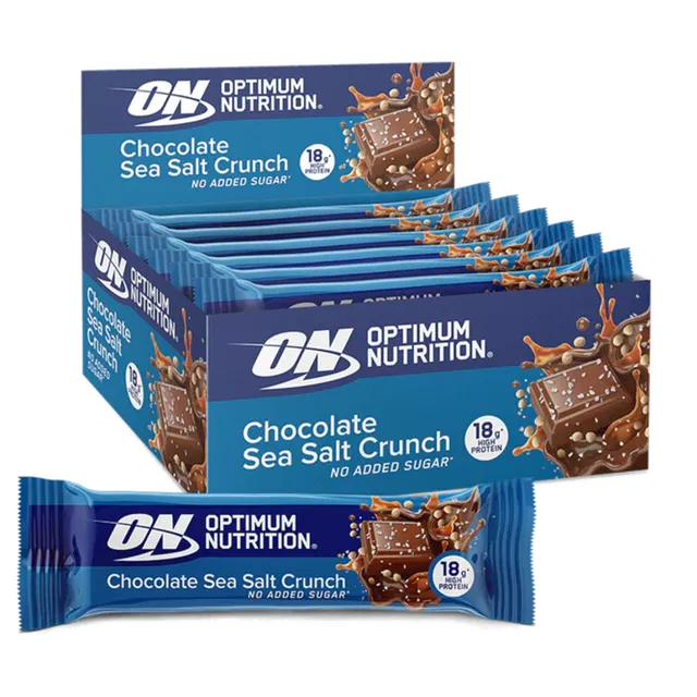 optimum-nutrition-protein-bar-chocolate-sea-salt-crunch-18g-protein image 1