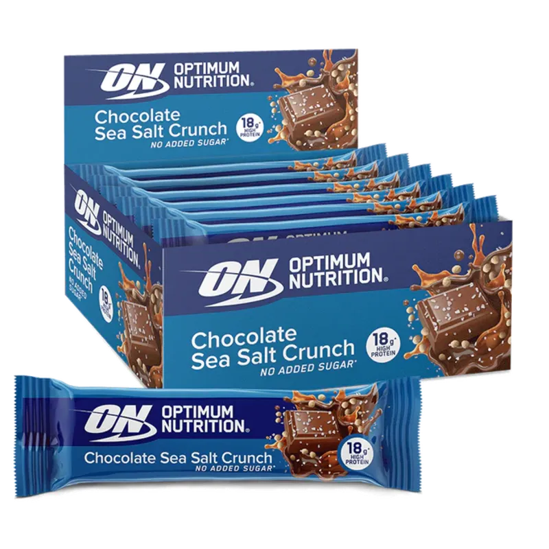 optimum-nutrition-protein-bar-chocolate-sea-salt-crunch-18g-protein image 1
