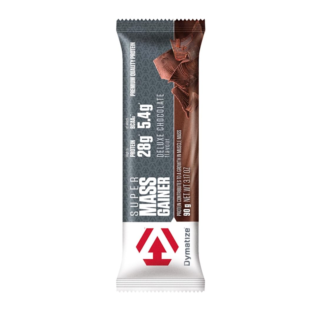 dymatize-super-mass-gainer-bar-vanilla-caramel-fudge-90g-27g-protein image 7