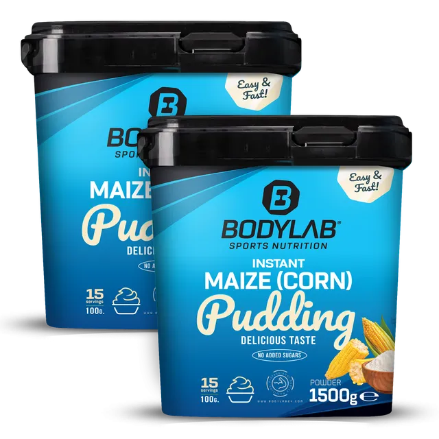 bodylab24-instant-maize-pudding-2-x-1500g-maisgrie-pulver image 1