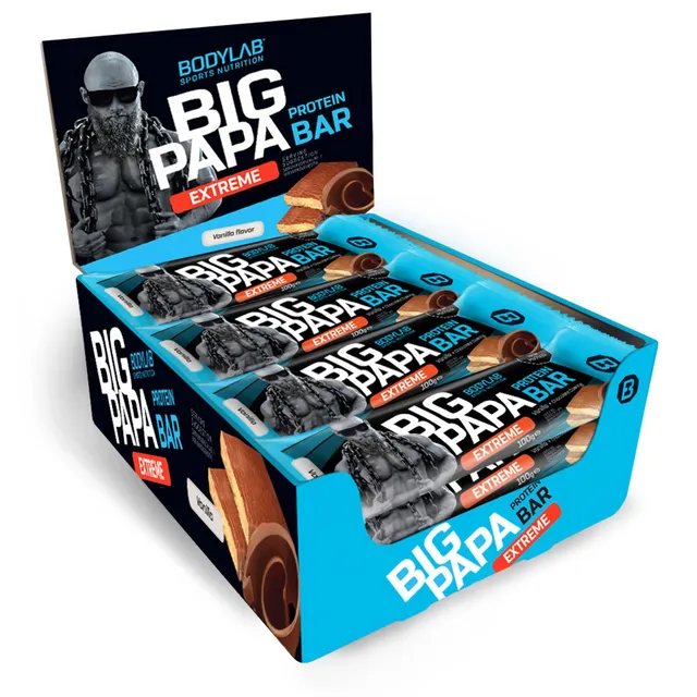 bodylab24-big-papa-50-protein-bar-extreme-12x100g image 1