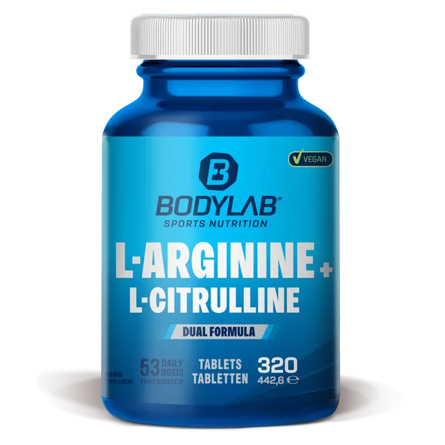bodylab24-l-arginine-l-citrulline-tabletten-320-tabletten image 1