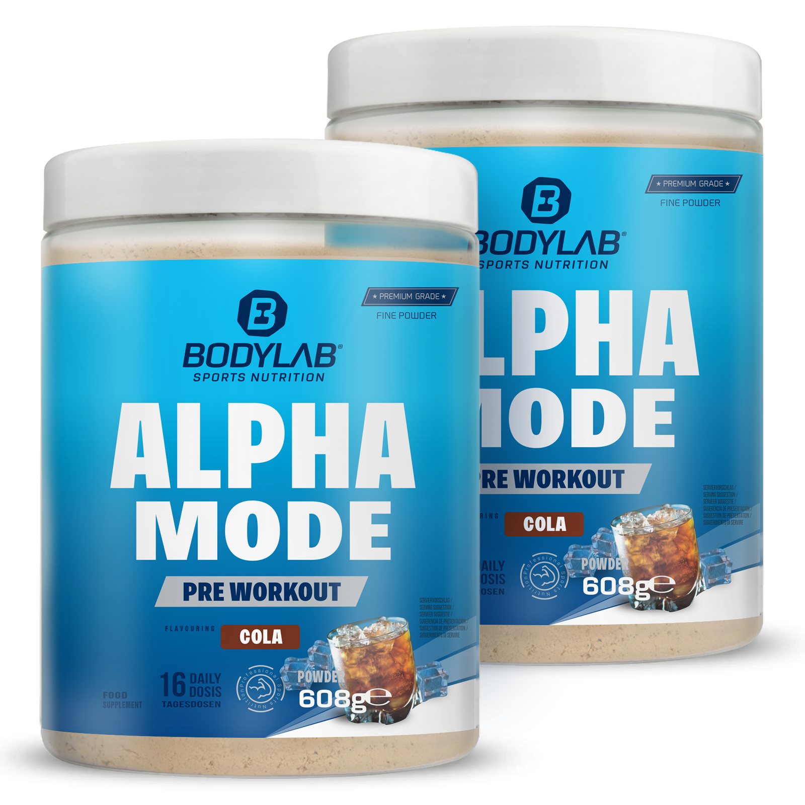 bodylab24-pre-workout-alpha-mode-cola-doppelpack-2x608g image 1