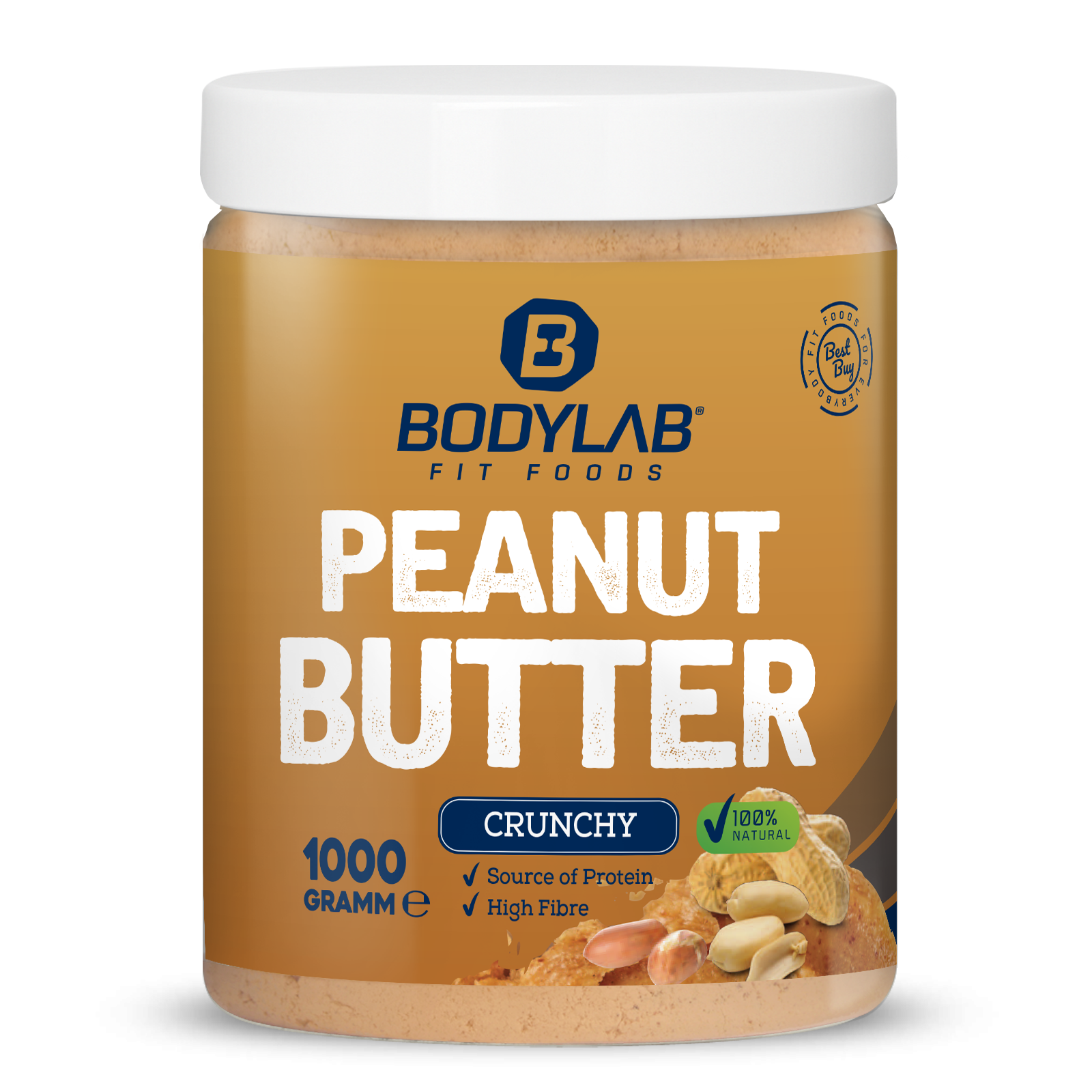 bodylab24-100-peanut-butter-1000g-crunchy-oder-smooth image 3