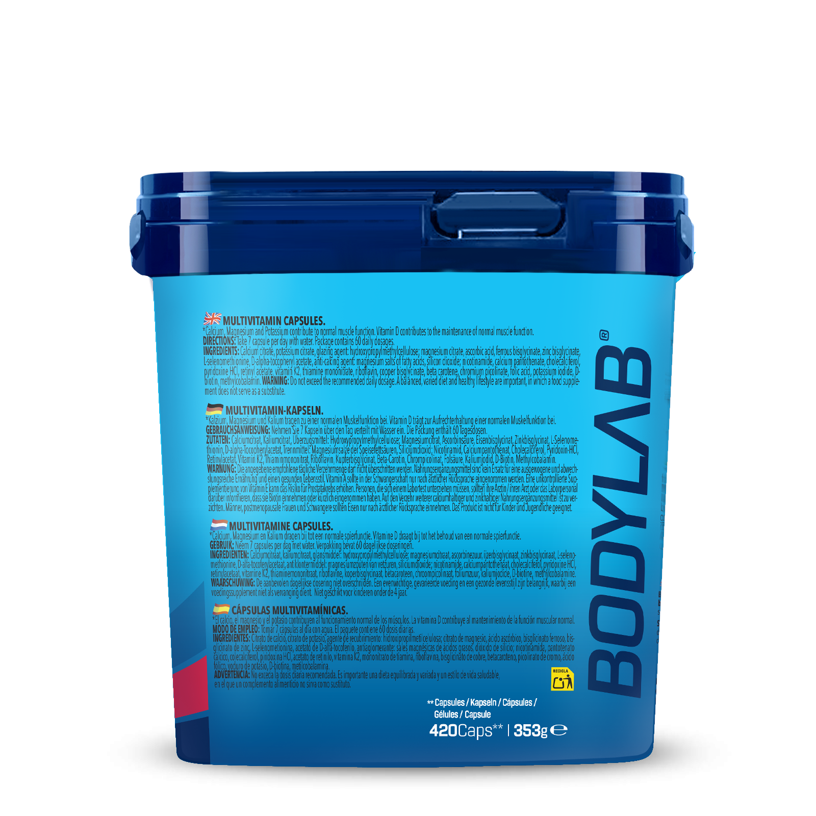 bodylab24-bodybuilder-stack-2-0-big-pack-multivitamin-multimineral-kapseln-vegan image 2