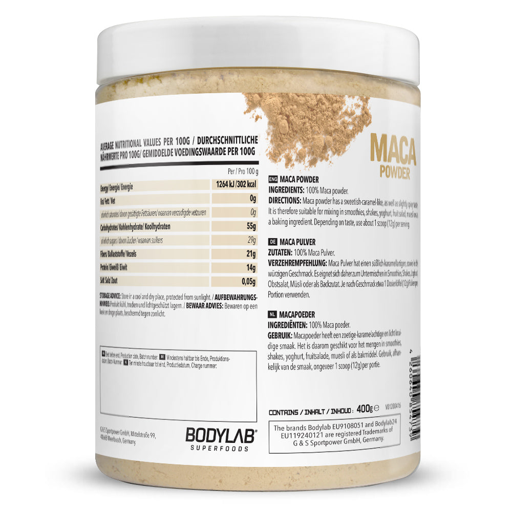 bodylab24-maca-powder-400-g-100-maca-pulver image 2