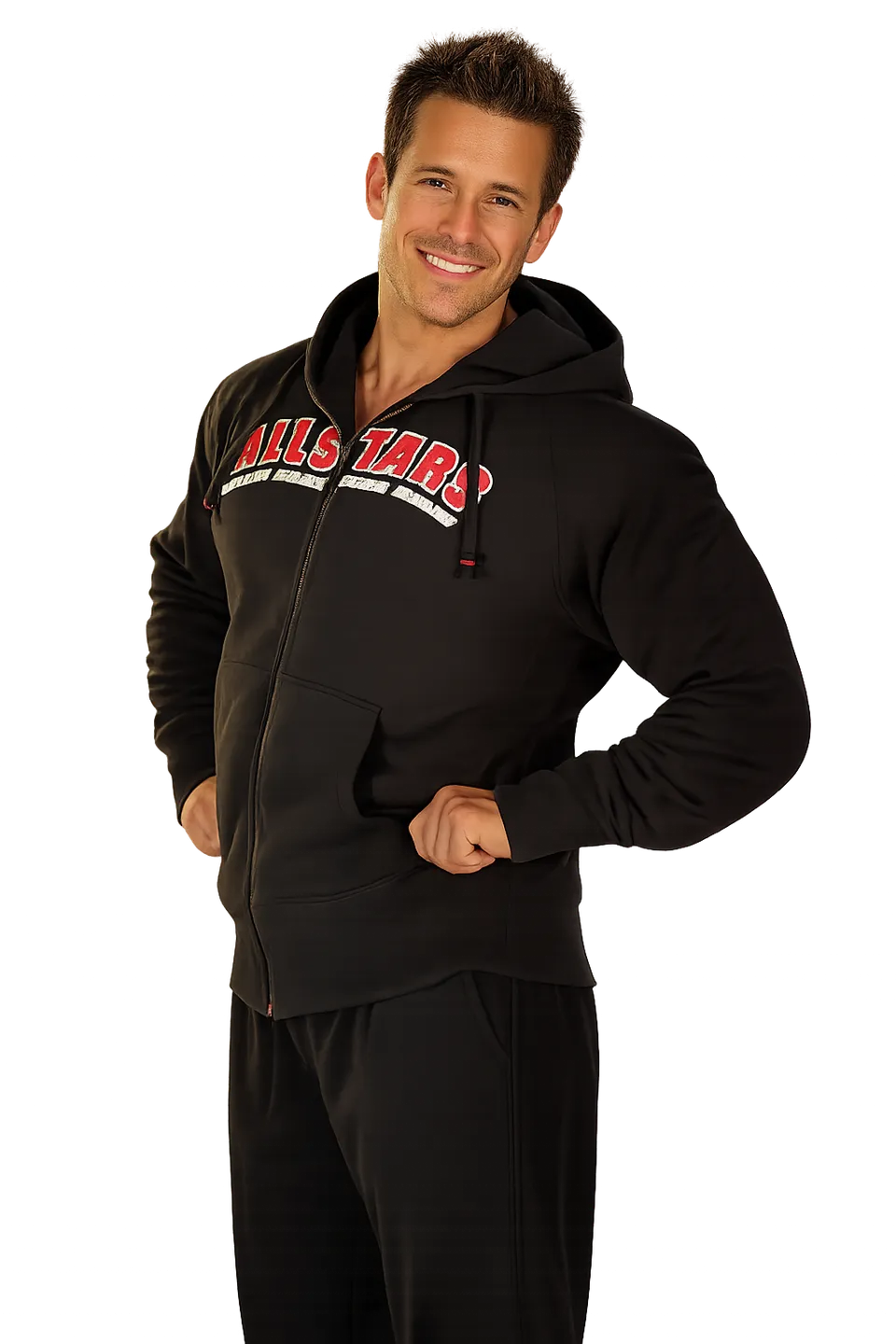 all-stars-men-zip-jacke-herren-fitness-hoodie-jacke-100-baumwolle image 1