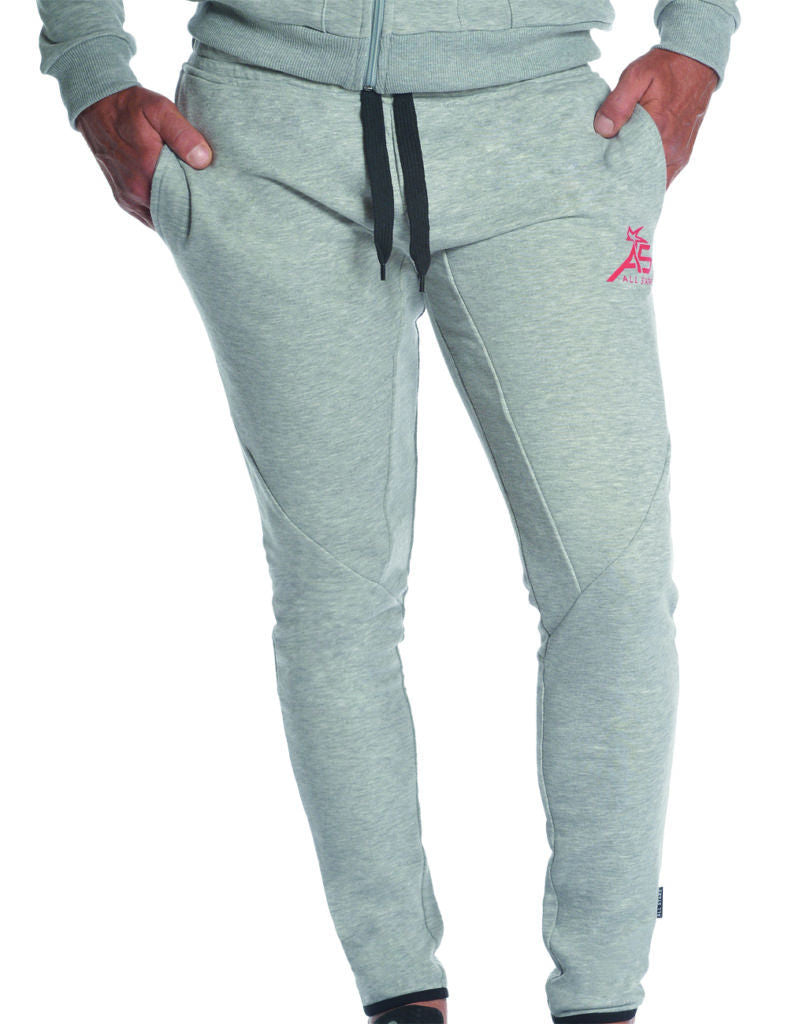 all-stars-hose-lang-trendy-slim-fit-fitnesshose-grau-meliert-f-r-herren image 2