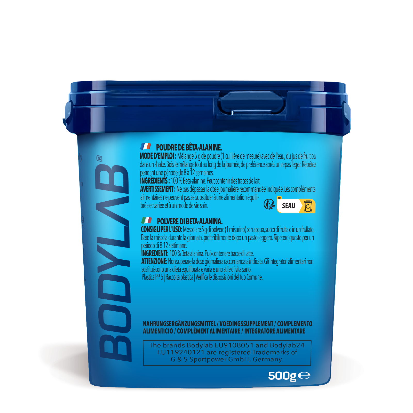 bodylab24-beta-alanine-pulver-2-x-500-g-doppelpack image 3