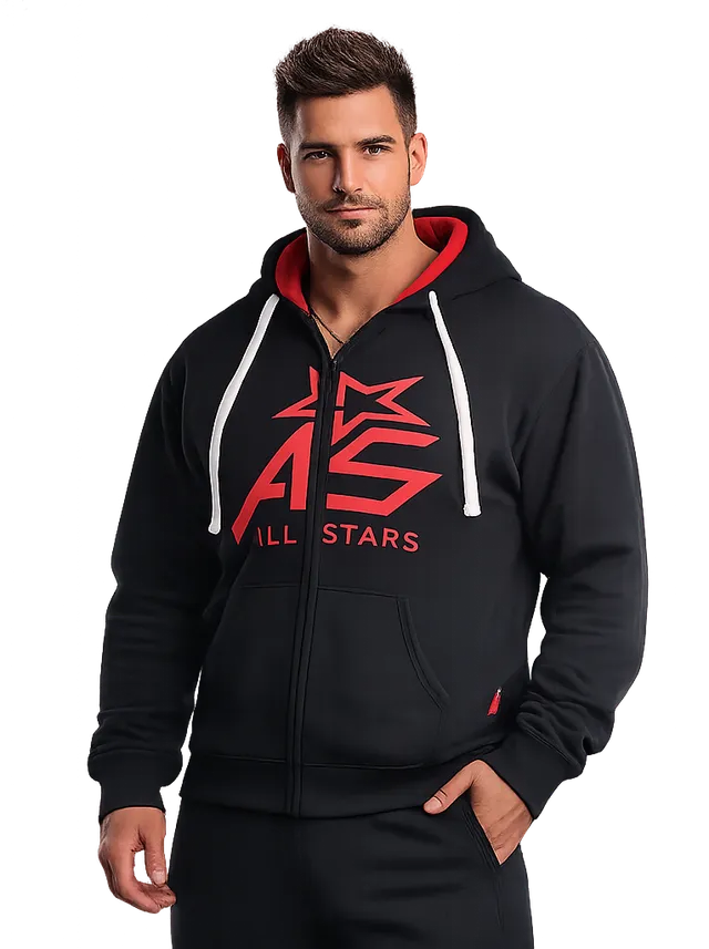 all-stars-zipper-classic-hoodie-mit-kapuze-f-r-m-nner image 1
