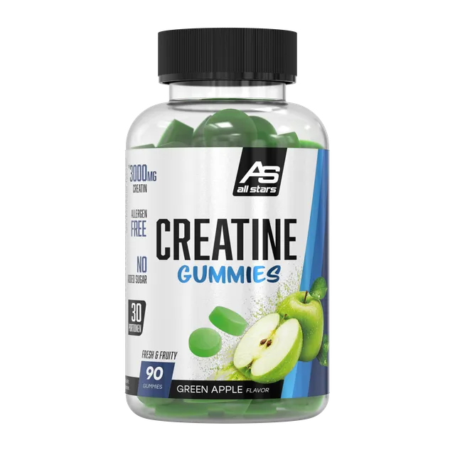 all-stars-creatine-gummies-green-apple-kreatin-monohydrat-fruchtgummi image 1
