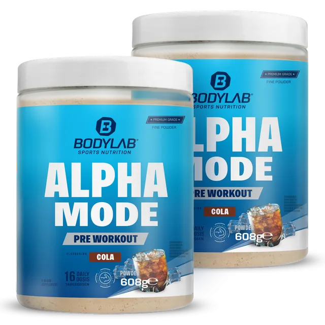 bodylab24-pre-workout-alpha-mode-cola-doppelpack-2x608g image 1