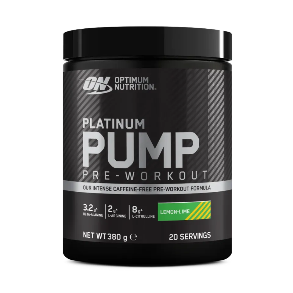optimum-nutrition-platinum-pump-pre-workout-caffeine-free-powder-380-g-20-portio image 1