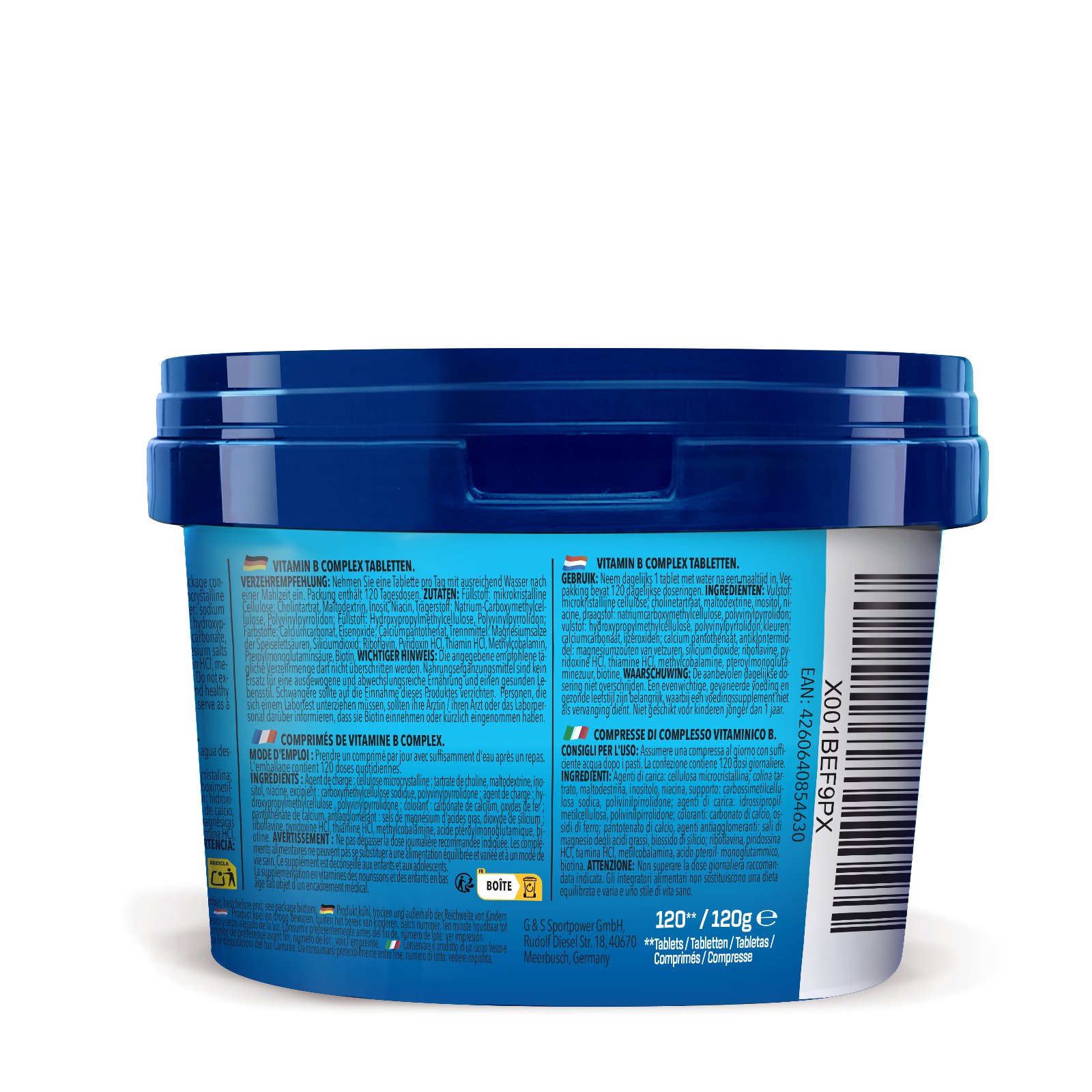 bodylab24-vitamin-b-complex-120-tabletten image 2