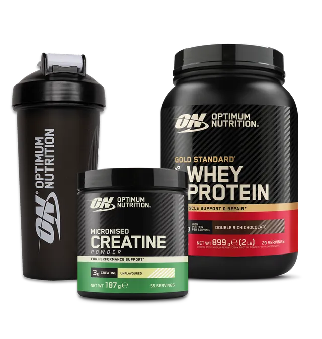 optimum-nutrition-gold-standard-starter-pack-whey-protein-bundle image 1