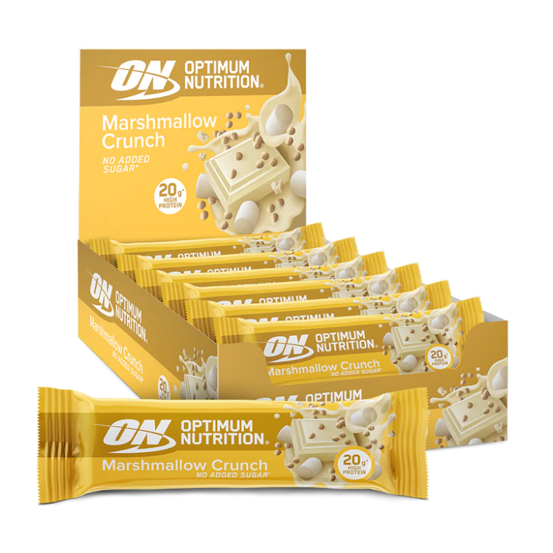 optimum-nutrition-marshmallow-crunch-protein-bar-20g-protein image 1