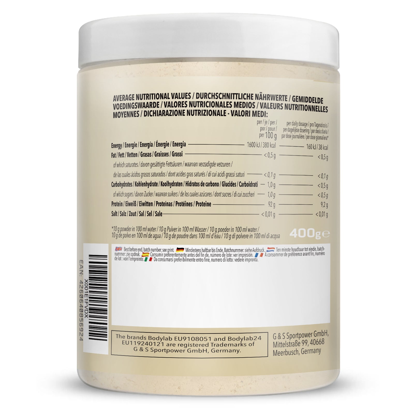 bodylab24-hydrolised-collagen-pulver-400g image 6