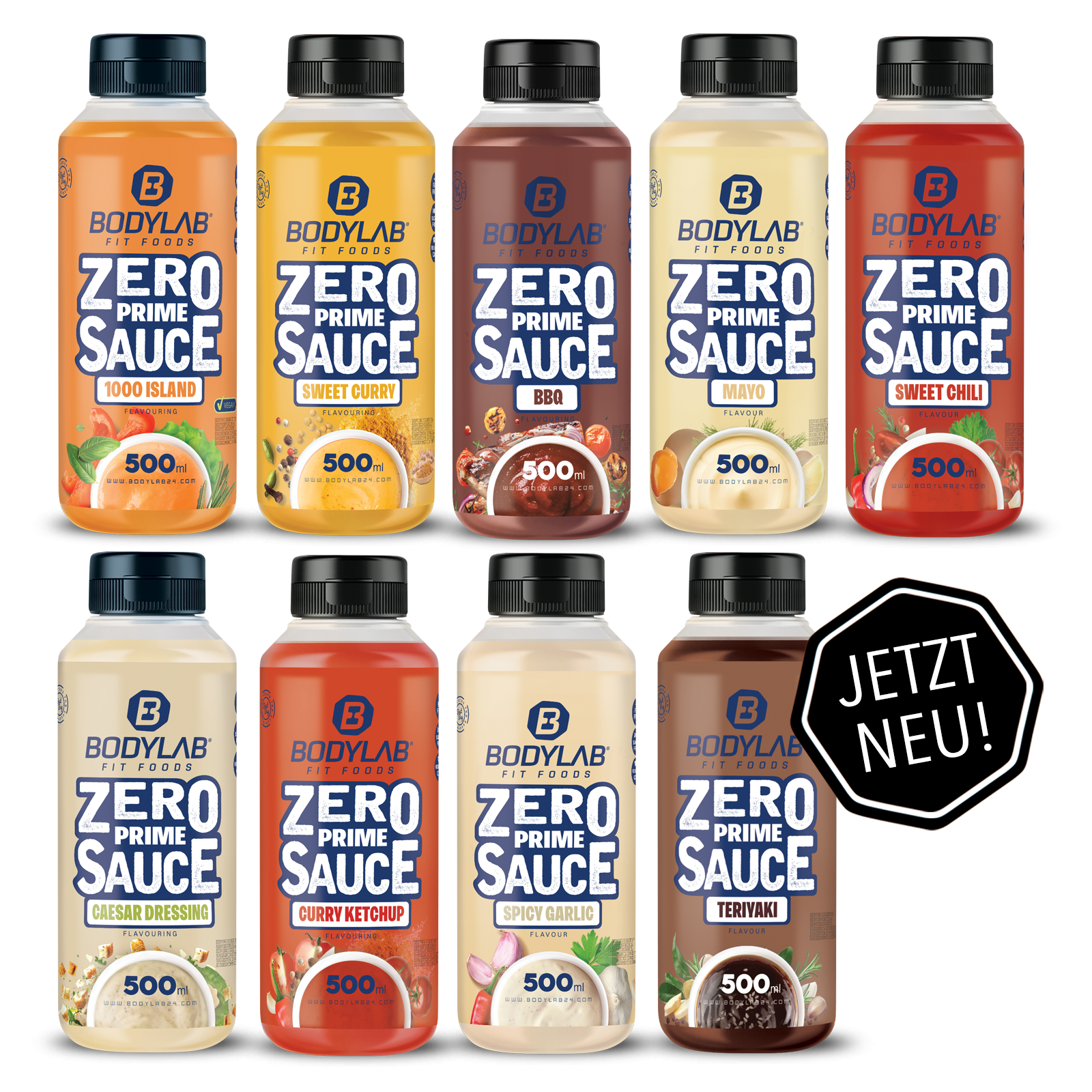 bodylab24-zero-prime-saucen-3-x-500ml-kalorienarme-sauce-f-r-di-t-und-grillsaiso image 2