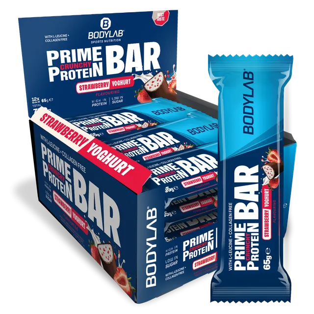 bodylab24-prime-crunchy-protein-bar-3g-leucin-proteinriegel-12x65g image 1