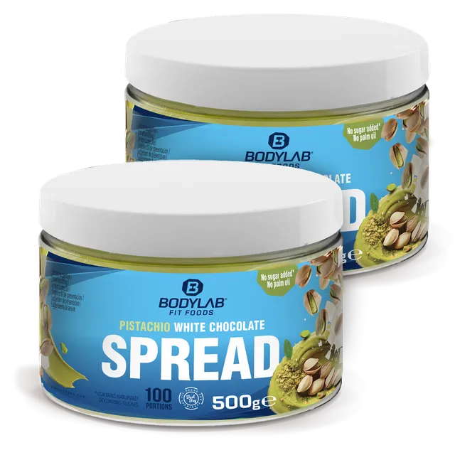 bodylab24-pistachio-white-chocolate-spread-2-x-500g-pistaziencreme image 1