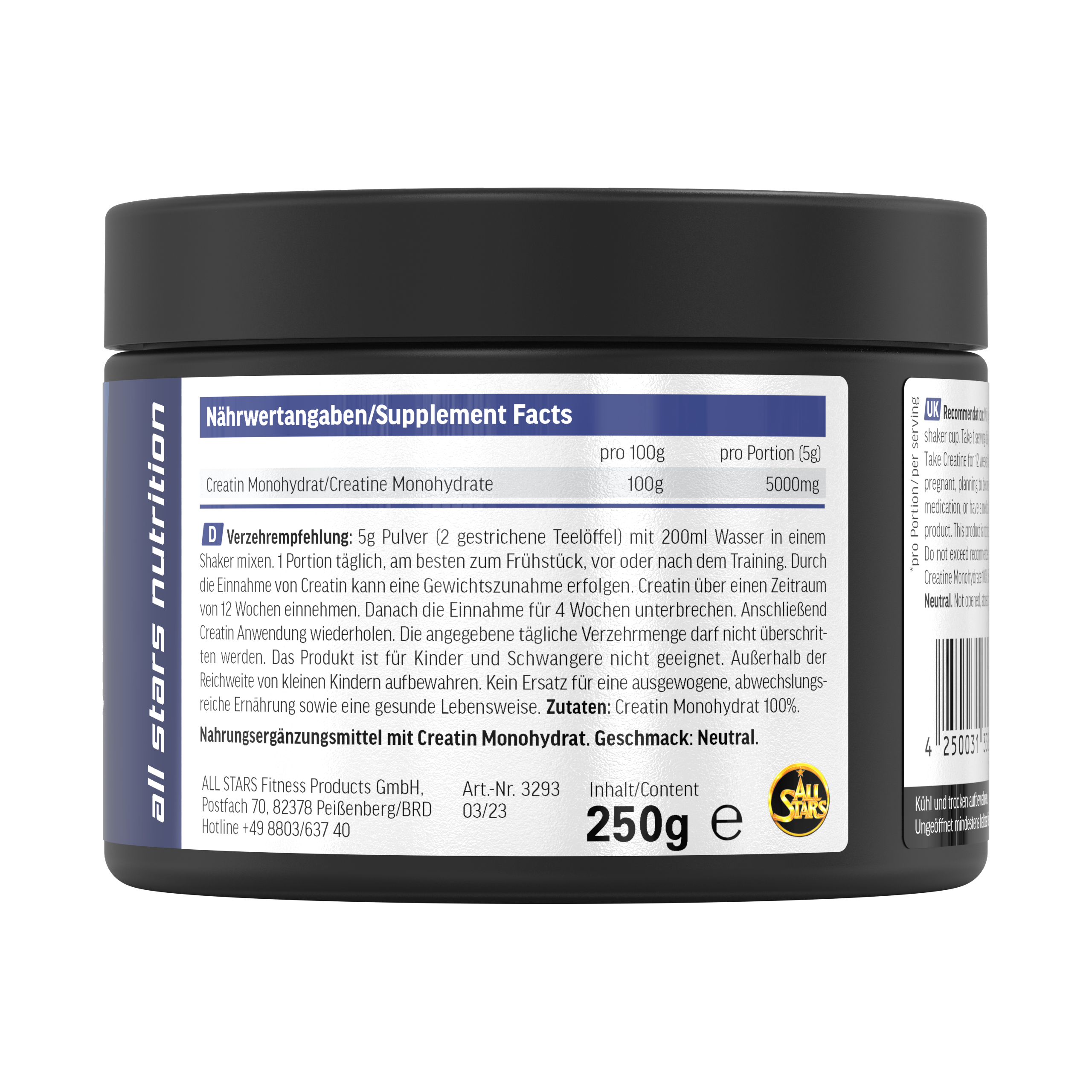 all-stars-creatin-monohydrat-pulver-250g-dose image 4