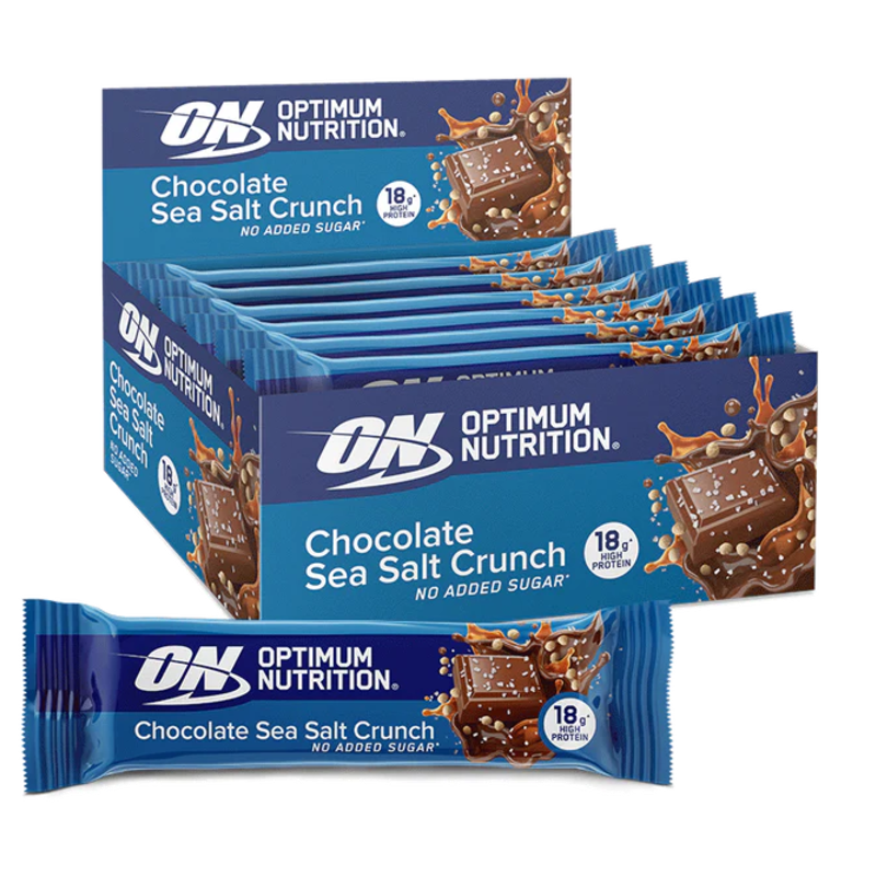 optimum-nutrition-protein-bar-chocolate-sea-salt-crunch-18g-protein image 1