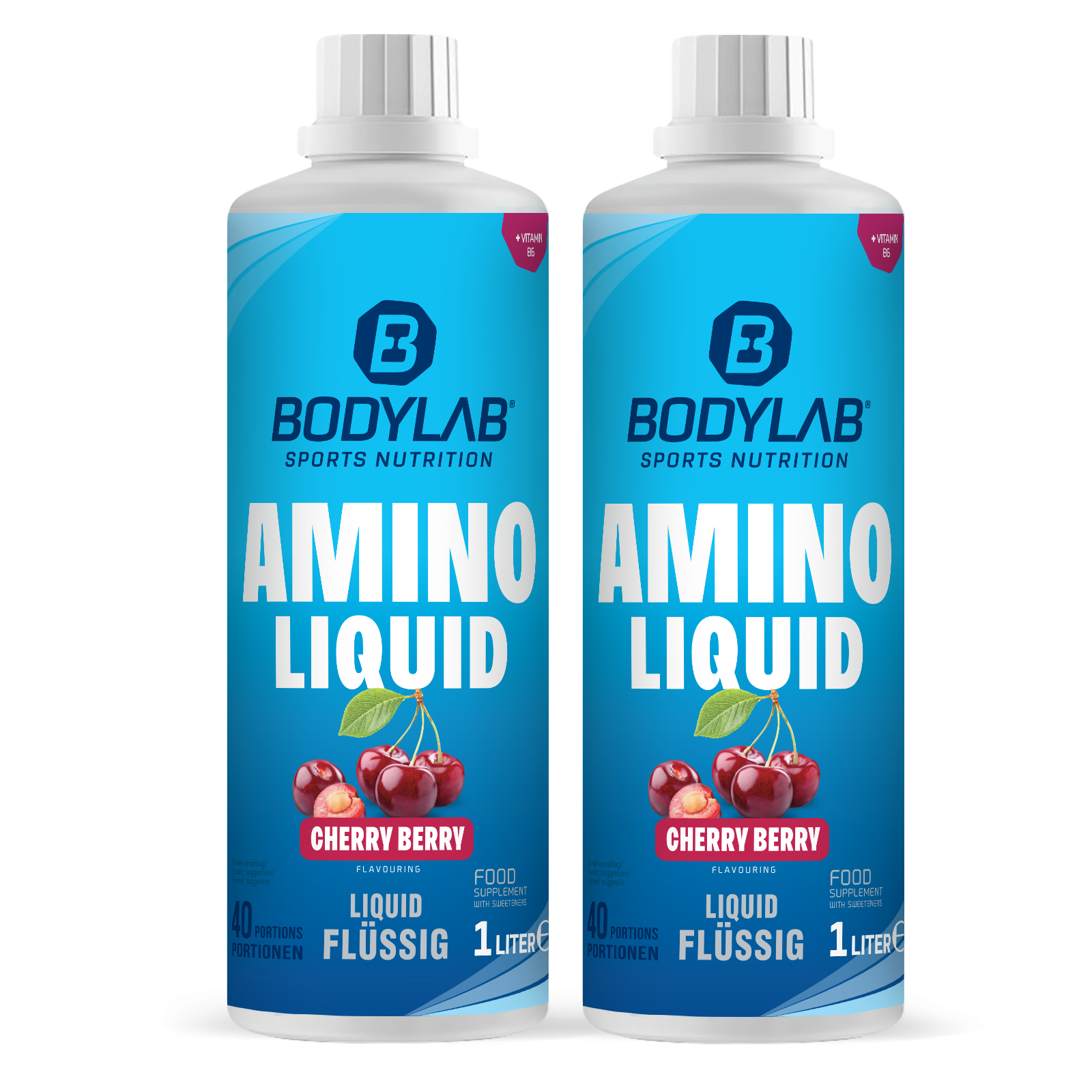 bodylab24-2-x-amino-liquid-cherry-berry-1000ml image 1