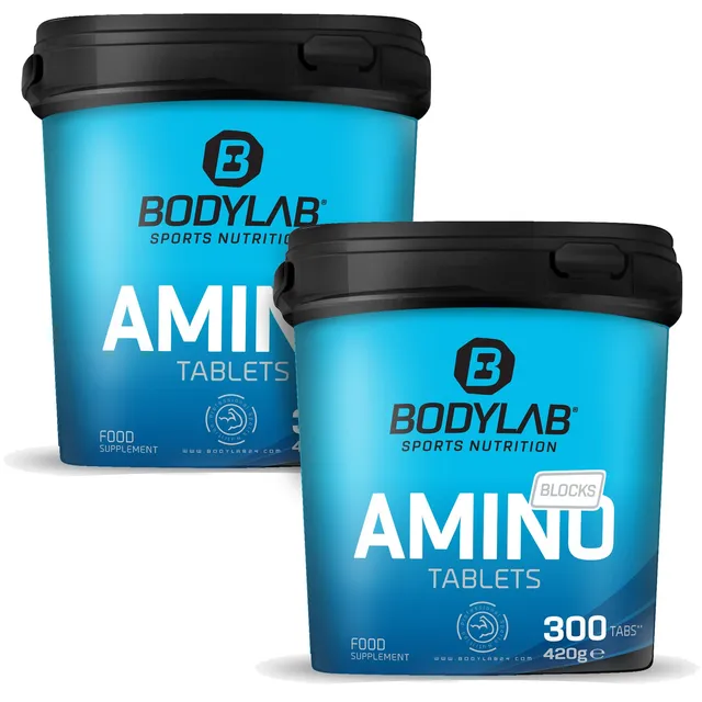 bodylab24-amino-tabs-aminos-ure-tabletten-doppelpack-2-x-300-tabletten image 1