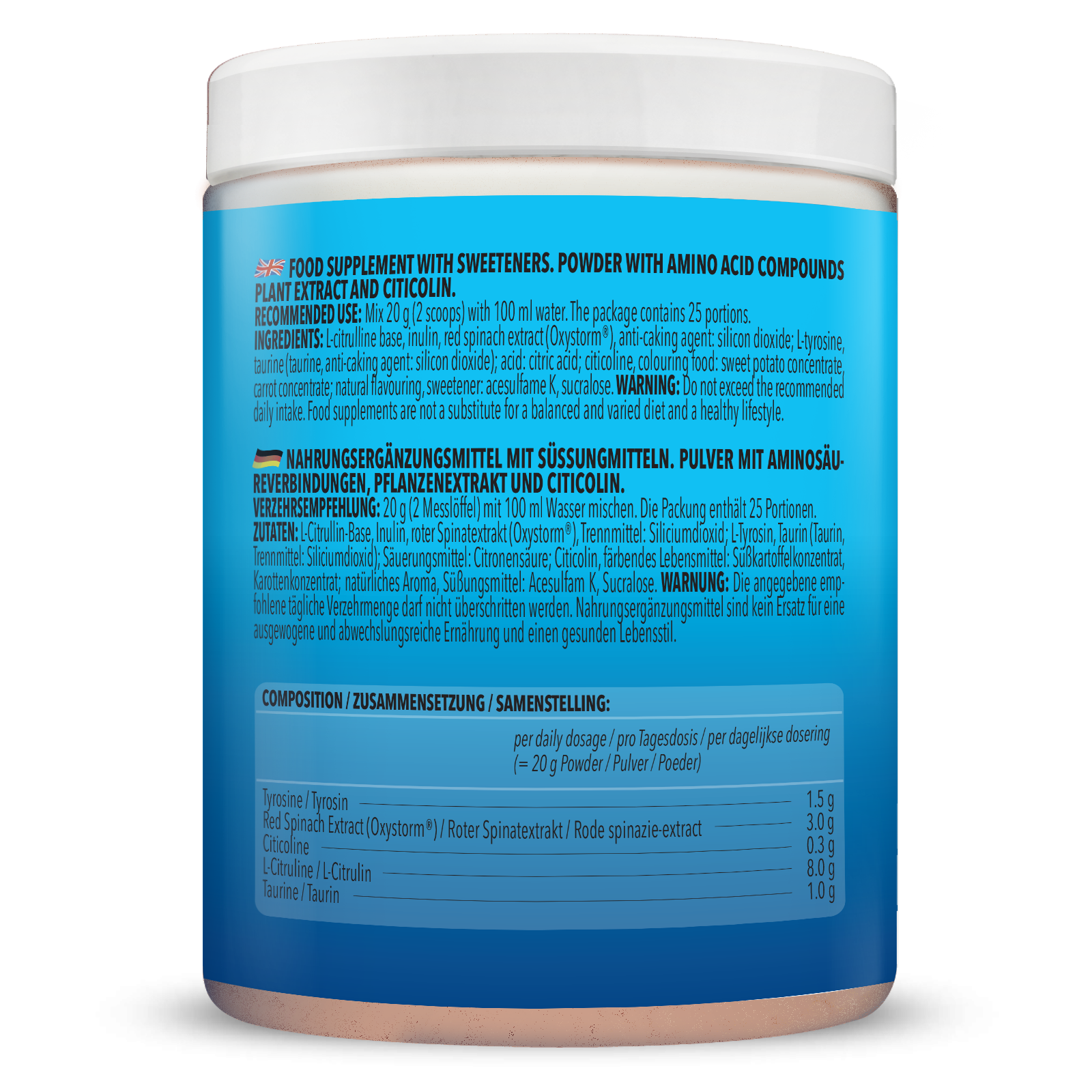 bodylab24-alpha-storm-oxystorm-pre-workout-blood-orange-500g image 2