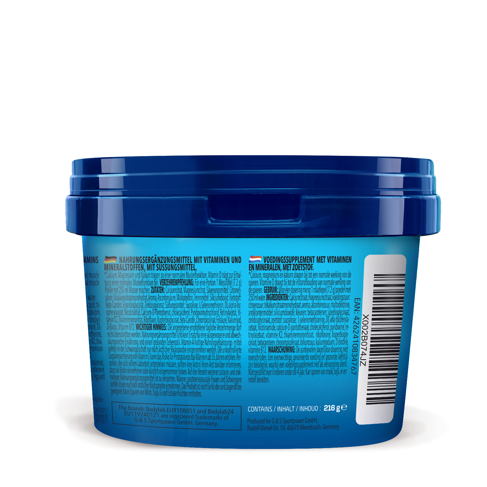 bodylab24-bodybuilder-stack-powder-216g-multivitamin-mineral-drink image 4